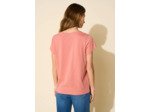 Tee-shirt col V en coton