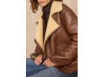 Manteau FOLIO en cuir