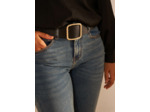 Ceinture en faux cuir lisse