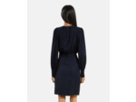 Robe courte decollete navy