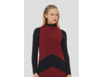 Robe Respect Bordeaux en Polyester