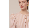 Chemise Cleo Cognac en Coton