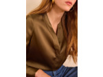 Blouse satinée MARIE