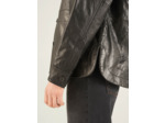 Veste cuir noir
