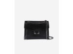 Sac emily small en cuir lisse noir black