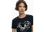 T-Shirt À Manches Courtes En Maille – Femme