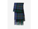 Echarpe en tartan bleue et verte green multico