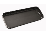 MOULE à tarte rectangulaire avec fond amovible 35,5x13x3cm