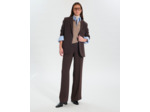 Veste Victorina Chocolat en Polyester