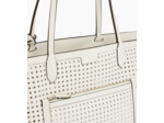 Grand sac cabas Louise en cuir perforé
