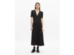 Robe longue en jacquard noire black