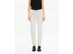 Jean slim femme beige grey