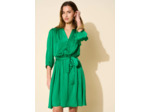 Robe courte satinée