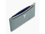 Porte cartes zippé Romy en cuir grainé
