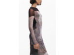 Robe À Manches Longues En Maille – Femme