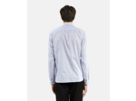 Chemise a manches longues col classique blue white