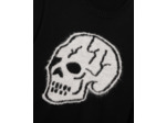 Pull tête de mort noir black-ecru