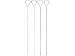 Petites brochettes pour barbecue ensemble de 4 pièces