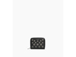 Porte monnaie Emilie en cuir lisse avec studs