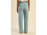 Jean large taille haute