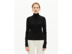 Pull col roulé en cachemire noir black