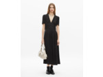 Robe longue en jacquard noire black