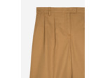Bermuda uni en coton brown