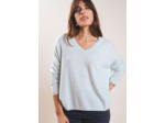 Pull en 100% cachemire à Col V