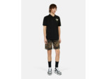 Polo Noir En Coton Piqué black