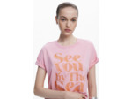 T-Shirt À Manches Courtes En Maille – Femme