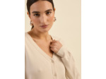Gilet ajusté col V