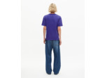 T-shirt avec sérigraphie violet electric blue