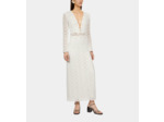 Robe Longue Blanche En Guipure white