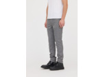 Chino slim, taille medium bas en prince de galles