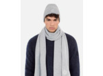 Bonnet en cachemire middle grey mel