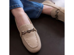 Mocassins Femme Alicia Argenté