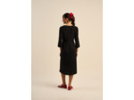 Robe longue fendue
