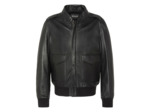 Blouson pilote, cuir d'agneau