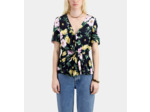 Top Manches Courtes Noue light pink / dark navy