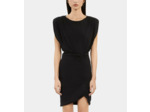 Robe Courte Noire Avec Fronces black
