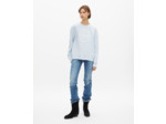Sweatshirt avec sérigraphie bleu clair bleu