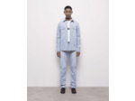 Chemise Denim À Rayure blue denim