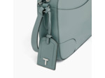 Sac bandoulière moyen modèle Romy en cuir grainé