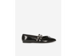 Ballerines en cuir black