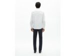 Chemise formelle col officier blanche white / black