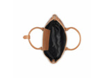 Le cuir graine sac cabas zippe