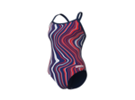 Maillot de bain arena Performance Marbled Light Drop Back pour femmes