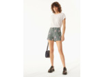 Short marguerite denim