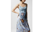 Robe À Bretelles En Tissu – Femme