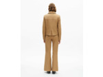 Veste courte avec poches a rabat beige